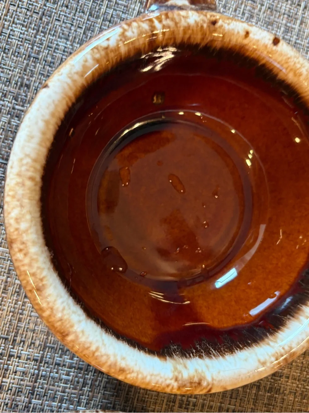 Hull Pottery Brown Glazed Soup Mugs - Set of 2